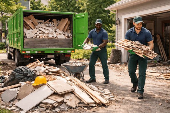 Construction debris removal